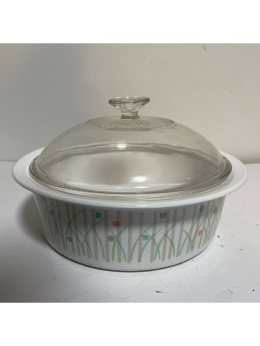 Corning Ware Classic Elegance “Jardin” Round Casserole Dish with Lid – 2.5L